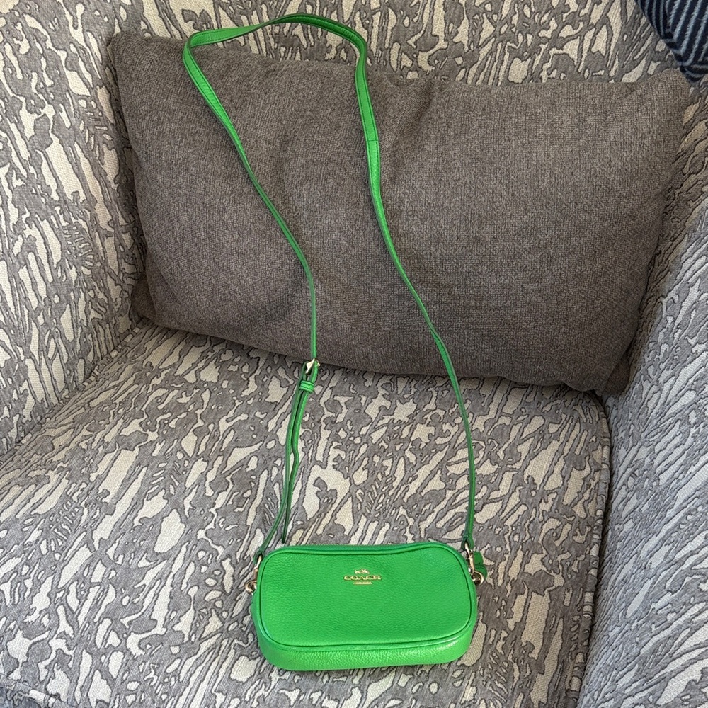Coach Bright Green Crossbody Bag